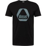 Diesel Majica 'Diegor' pastelno modra / črna | Shoptok.si