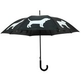 Esschert Design Crno-bijeli kišobran s reflektirajućim elementima Dog Cijene