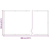  Balcony ekran Tamno crvena 120 x 800 cm - Tamno crvena 120 x 800 cm | shoptok.hr