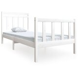 The Living Store Posteljni okvir bel 90x190 cm trden les - Posteljni Okvir, (21526999) | Shoptok.si