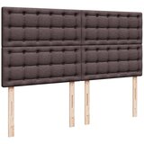  Krevet s oprugama i madracem tamnosmeđi 180x200 cm tkanina | shoptok.hr