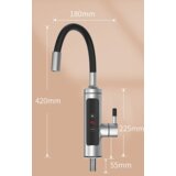Metalni protočni bojler s preciznim podešavanjem temperature i fleksibilnom slavinom Tavalax | shoptok.hr