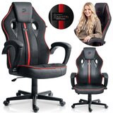 Sofotel Master 242701 gaming stol s funkcijo ljuljanja – rdeče-črn | Shoptok.si