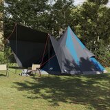 vidaXL Obiteljski šator Tipi Plavi vodootporan za 12 osoba | shoptok.hr