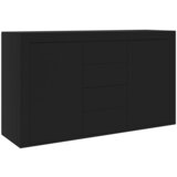 Maison Chic Komoda - Predalnik črna 120x36x69 cm iverna plošča, (21716446) Cene