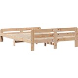 vidaXL Posteljni okvir brez vzmetnice 160x200 cm trdna borovina | Shoptok.si