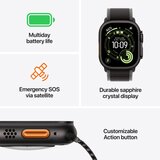 Apple Watch Ultra 3 Alpine Loop crna MF0X4QF/A Velicina narukvice: Large 49mm Crno titanijevo kucište | shoptok.hr