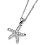  Ženski oliver weber starfish crystal lančić sa belim swarovski kristalnim priveskom ( 11897 ) | ePonuda.com
