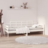  Dnevni ležaj bijeli 80 x 200 cm od masivne borovine | shoptok.hr