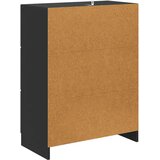  Predalna omara Črna 66 x 34,5 x 87 cm Inženirski les, (5000232368) | Shoptok.si
