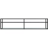 TV omarica beli marmor 180x40x40,5 cm kaljeno steklo, (20912333) | Shoptok.si