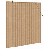  Žaluzije in senčila z zavesami Svetlo rjava 140 x 160 cm Bambus | Shoptok.si