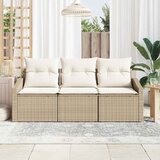  Set sofe s jastukom 3 pcs Bež poliratan | shoptok.hr
