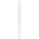vidaXL Ormarić za cipele s ogledalom i 5 razina bijeli 63x17x169 5 cm | shoptok.hr