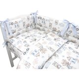 MimiNu Posteljina set 5 elem. Pilot Blue (za krevetić 120x60 cm) | shoptok.hr