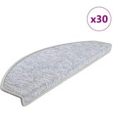  Prostirke za stepenice 30 kom 65x24x4 cm svijetlo sive poluokrugle velike | Shoptok.si