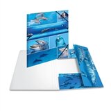 Herma Mapa s preklopom i elastičnom gumicom A3 delfini | shoptok.hr