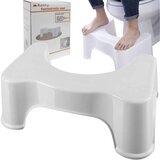  2v1 PVC otroška opora za noge in stolček pručka za wc bela | Shoptok.si