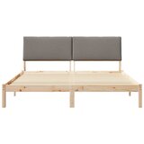  Okvir kreveta Smeđa i taupe 180 x 200 cm Masivna borovina | shoptok.hr