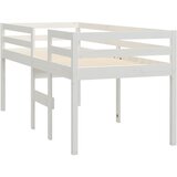  Visoki krevet bijeli 90 x 190 cm od masivne borovine | shoptok.hr