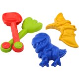 Sand Set, Bucket, Spatula, Rake, Molds, Dinosaurs | shoptok.hr