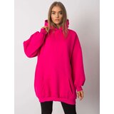 Fashion Hunters Fuchsia long hoodie | ePonuda.com