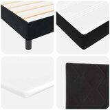 vidaXL Črna postelja z vzmetnico 80x200 cm iz žamet, (22051624) | Shoptok.si