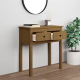 Konzolni stol boja meda 70 x 35 x 75 cm od masivne borovine | Eponuda.ba