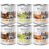 Wolf of Wilderness mešano pakiranje - 6 x 800 g: divja svinja, piščanec, jagnjetina | Shoptok.si