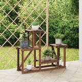vidaXL Stojalo za rastline 90x25x73,5 cm trden les jelke Cene