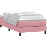 Box Spring krevet s madracem ružičasti 90x210 cm samt | shoptok.hr