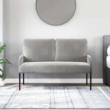  Sofe s jastukom 110cm Svijetlo siva Šperploča - Svjetlosiva 110 cm | shoptok.hr