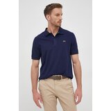 Lacoste Bombažen polo mornarsko modra barva | Shoptok.si