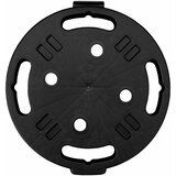 Kolica za biljke s kotačima 5 kom promjer 30 cm crna 170 kg | shoptok.hr