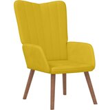  Stolica za opuštanje boja senfa baršunasta | shoptok.hr