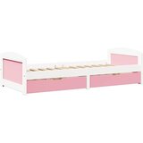  Dnevni krevet s 2 ladice bez madraca IRUN bijelo&roza 90x200 cm | shoptok.hr
