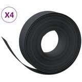  Vrtne ivice 4 kom crne 10 m 15 cm od polietilena | Eponuda.com