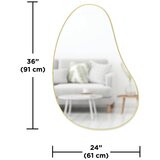 Umbra Zidno ogledalo 61x92 cm Hubba Pebble – | shoptok.hr