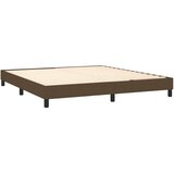  box spring s madracem LED tamnosmeđi 180x200 cm tkanina | shoptok.hr