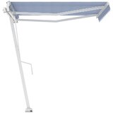 vidaXL Prostostoječa avtomatska tenda 350x250 cm modra/bela, (20728998) Cene
