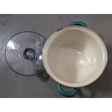 Texell Emajlirana šerpa sa poklopcem 2.1 l zelena TSE-G348 OUTLET | ePonuda.com