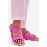 Zazoo Ladies Leather Sandals K1004 Fuchsia | ePonuda.com