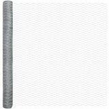  Ograjni stebri 22 kos U-kanal 160 cm galvanizirano jeklo, šesterokotna ograja 1.6x25 m galvanizirano jeklo | Shoptok.si