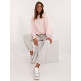 Fashion Hunters Light pink oversize tracksuit | shoptok.hr