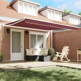 Tenda na ručno uvlačenje bordo 400 x 300 cm | Eponuda.com