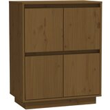 Maison Chic Komoda - Predalnik medeno rjava 60x34x75 cm trdna borovina, (21716807) Cene