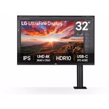  Monitor LG ERGO 32UN880K-B 31.5"/IPS/3840x2160/60Hz/5ms GtG/HDMIx2,DP,USB/pivot,visina/VESA/zvucnici | ePonuda.com