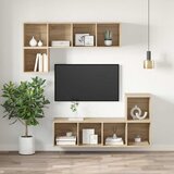  Zidni TV ormarić boja hrasta 37 x 37 x 107 cm konstruirano drvo | Eponuda.ba