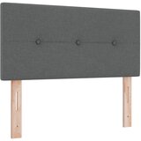 vidaXL LED uzglavlje s gumbima Tamno sivo 90 cm Tkanina Cijene