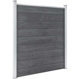 vidaXL set WPC ograda 7 kvadratnih + 1 kosa 1311 x 186 cm sivi | shoptok.hr